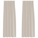 vidaXL Voile Függöny 2 pcs Homokszín 260 x 140 cm Poliészter