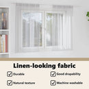 vidaXL Voile Függöny 2 pcs Világosszürke 140 x 140 cm Poliészter