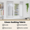 vidaXL Voile Függöny 2 pcs Világosszürke 175 x 140 cm Poliészter
