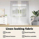 vidaXL Voile Függöny 2 pcs Világosszürke 260 x 140 cm Poliészter