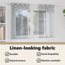 vidaXL Voile Függöny 2 pcs Sötétszürke 140 x 140 cm Poliészter