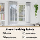 vidaXL Voile Függöny 2 db Sötétszürke 175 x 140 cm Poliészter