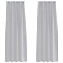 vidaXL Voile Függöny 2 pcs Sötétszürke 245 x 140 cm Poliészter