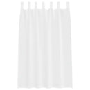 vidaXL Voile Függöny függönyökkel 2 pcs Fehér 175 x 140 cm Poliészter