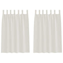 vidaXL Voile Függöny 2 db Krémszínű 140 x 140 cm Poliészter