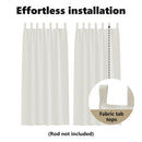 vidaXL Voile Függöny függönyökkel 2 pcs Krém 245 x 140 cm Poliészter