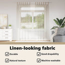 vidaXL Voile Függöny 2 pcs Homokszín 225 x 140 cm Poliészter