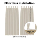 vidaXL Voile Függöny 2 pcs Homokszín 225 x 140 cm Poliészter