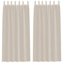 vidaXL Voile Függöny 2 pcs Homokszín 260 x 140 cm Poliészter
