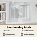 vidaXL Voile Függöny 2 pcs Világosszürke 140 x 140 cm Poliészter