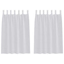 vidaXL Voile Függöny 2 pcs Világosszürke 140 x 140 cm Poliészter