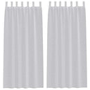 vidaXL Voile Függöny 2 pcs Világosszürke 245 x 140 cm Poliészter