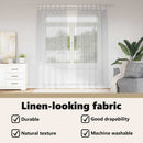 vidaXL Voile Függöny 2 pcs Világosszürke 260 x 140 cm Poliészter