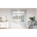 vidaXL Voile Függöny 2 pcs Sötétszürke 225 x 140 cm Poliészter