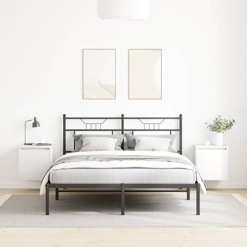 vidaXL 2 db fehér falra szerelhető éjjeliszekrény 38x34x40 cm