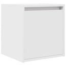 vidaXL 2 db fehér falra szerelhető éjjeliszekrény 38x34x40 cm