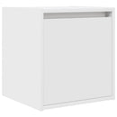 vidaXL 2 db fehér falra szerelhető éjjeliszekrény 38x34x40 cm