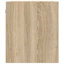 vidaXL sonoma tölgy színű falra szerelhető éjjeliszekrény 38x34x40 cm