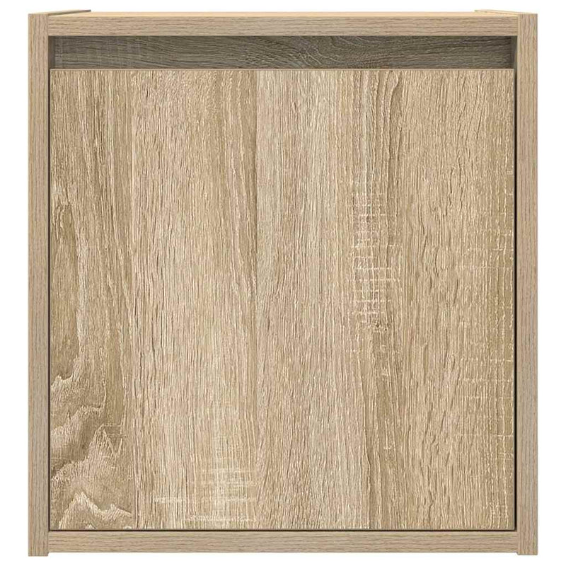 vidaXL 2 db sonoma tölgy falra szerelhető éjjeliszekrény 38x34x40 cm