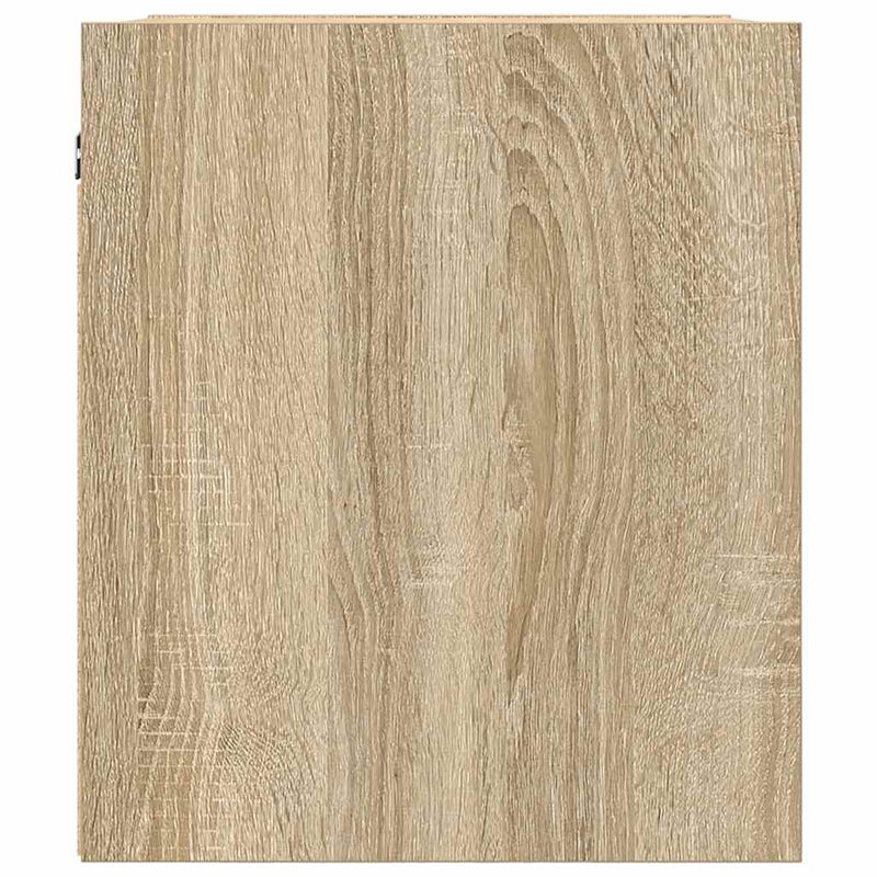 vidaXL 2 db sonoma tölgy falra szerelhető éjjeliszekrény 38x34x40 cm