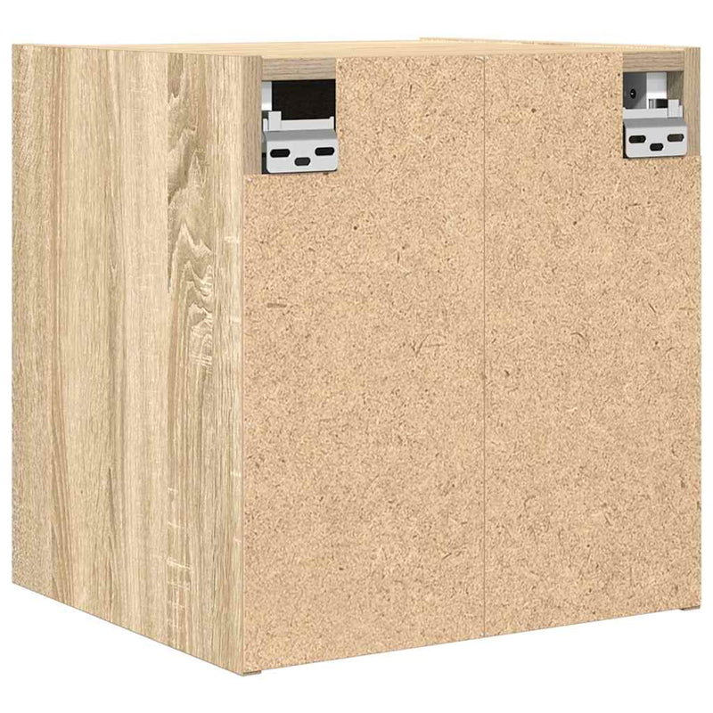 vidaXL 2 db sonoma tölgy falra szerelhető éjjeliszekrény 38x34x40 cm