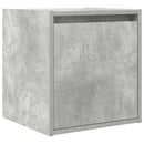 vidaXL betonszürke falra szerelhető éjjeliszekrény 38x34x40 cm