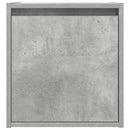 vidaXL betonszürke falra szerelhető éjjeliszekrény 38x34x40 cm