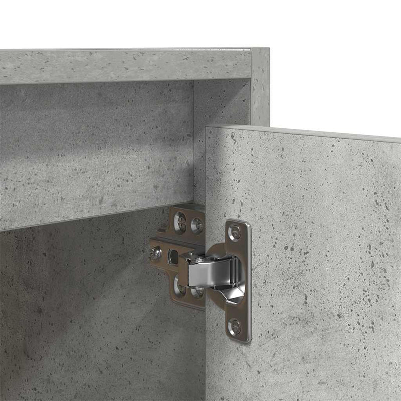 vidaXL betonszürke falra szerelhető éjjeliszekrény 38x34x40 cm