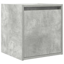 vidaXL 2 db betonszürke falra szerelhető éjjeliszekrény 38x34x40 cm