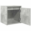 vidaXL 2 db betonszürke falra szerelhető éjjeliszekrény 38x34x40 cm