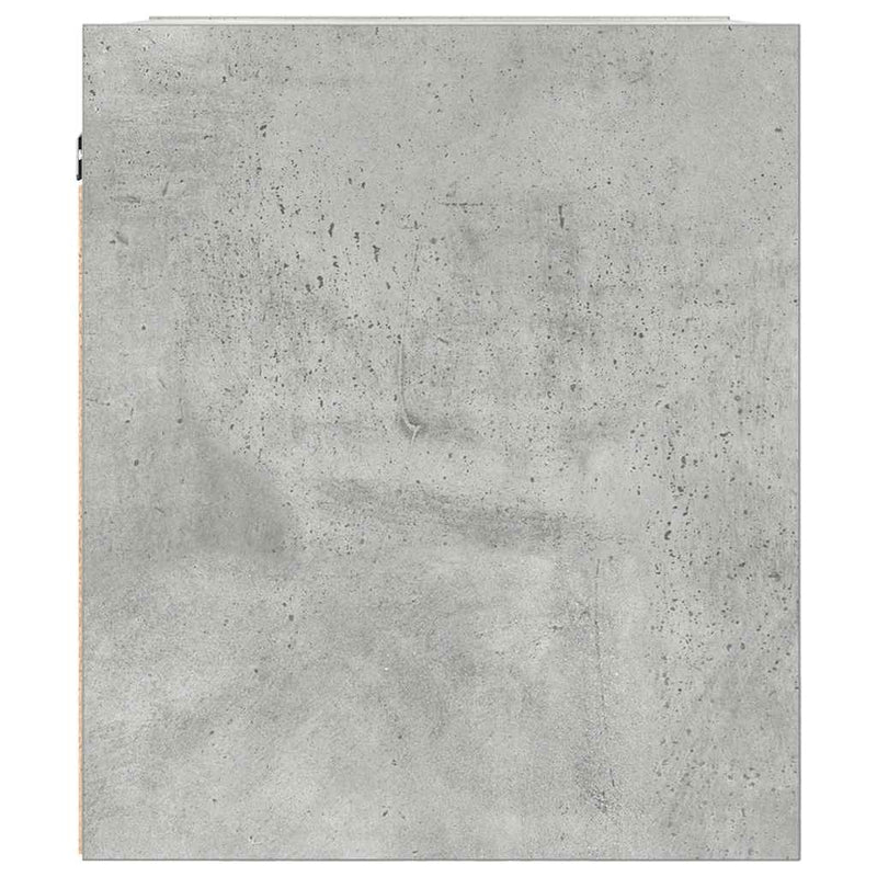 vidaXL 2 db betonszürke falra szerelhető éjjeliszekrény 38x34x40 cm