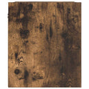 vidaXL füstös tölgy színű falra szerelhető éjjeliszekrény 38x34x40 cm