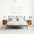 vidaXL 2 db füstös tölgy színű fali éjjeliszekrény 38x34x40 cm