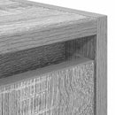 vidaXL szürke sonoma színű falra szerelhető éjjeliszekrény 38x34x40 cm