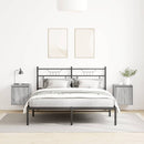 vidaXL 2 db szürke sonoma falra szerelhető éjjeliszekrény 38x34x40 cm