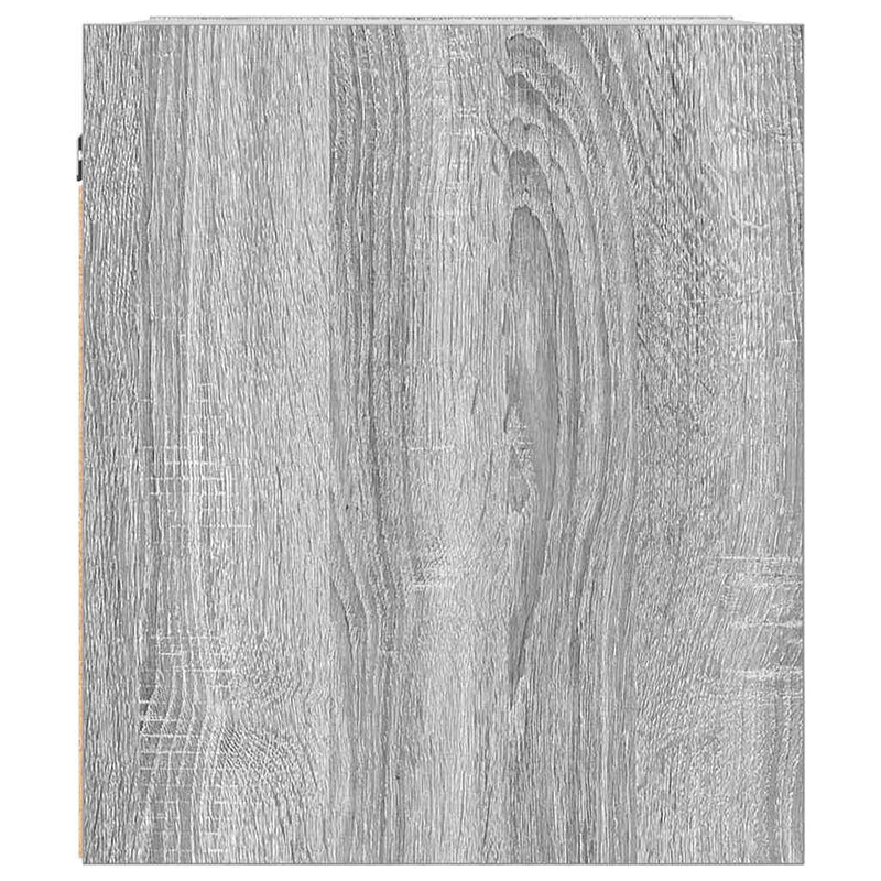 vidaXL 2 db szürke sonoma falra szerelhető éjjeliszekrény 38x34x40 cm