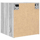 vidaXL 2 db szürke sonoma falra szerelhető éjjeliszekrény 38x34x40 cm