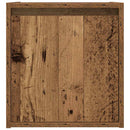 vidaXL 2 db antik fa színű falra szerelhető éjjeliszekrény 38x34x40 cm