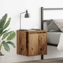 vidaXL 2 db antik fa színű falra szerelhető éjjeliszekrény 38x34x40 cm