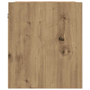 vidaXL kézműves tölgy színű falra szerelhető éjjeliszekrény 38x34x40cm