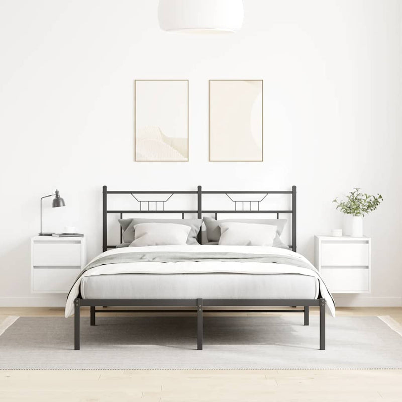 vidaXL 2 db fehér falra szerelhető éjjeliszekrény 38x34x40 cm