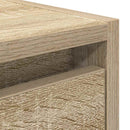 vidaXL sonoma tölgy színű falra szerelhető éjjeliszekrény 38x34x40 cm