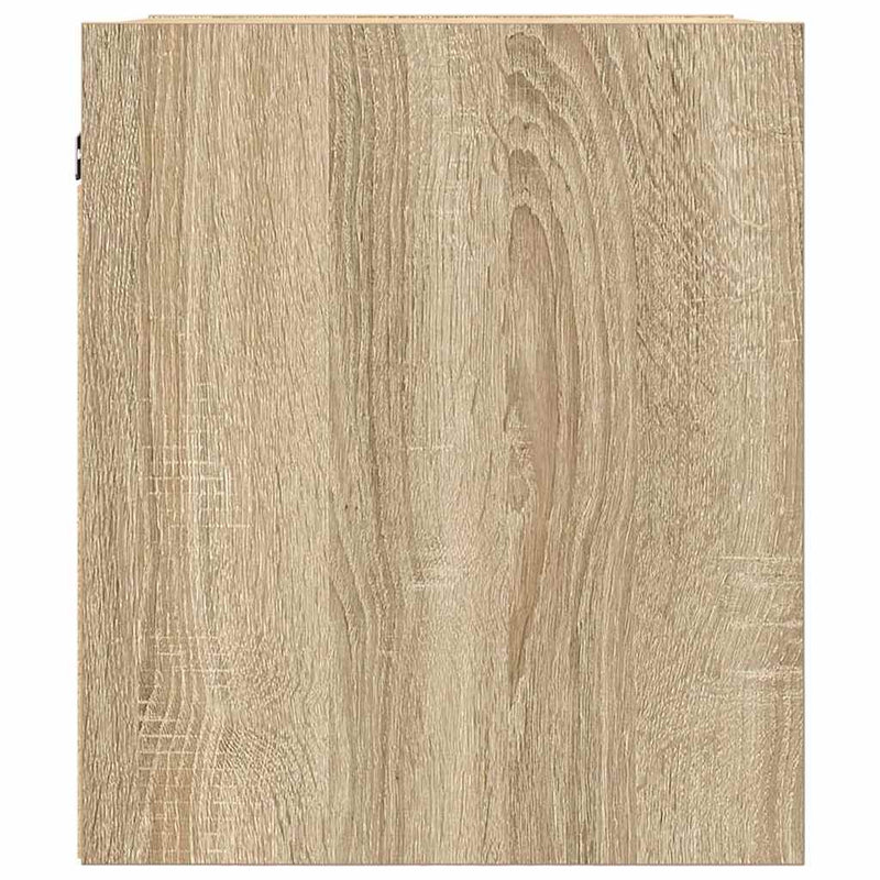 vidaXL 2 db sonoma tölgy falra szerelhető éjjeliszekrény 38x34x40 cm