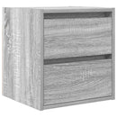 vidaXL szürke sonoma színű falra szerelhető éjjeliszekrény 38x34x40 cm