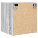 vidaXL 2 db szürke sonoma falra szerelhető éjjeliszekrény 38x34x40 cm