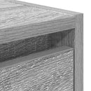 vidaXL 2 db szürke sonoma falra szerelhető éjjeliszekrény 38x34x40 cm