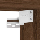 vidaXL barna tölgy színű falra szerelhető éjjeliszekrény 38x34x40 cm