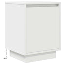 vidaXL éjjeliszekrény LED világítással Fehér 38x34x50 cm 38x34x50 cm