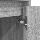 vidaXL szürke sonoma színű éjjeliszekrény LED-világítással 38x34x50 cm