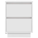 vidaXL éjjeliszekrény LED világítással Fehér 38x34x50 cm 38x34x50 cm